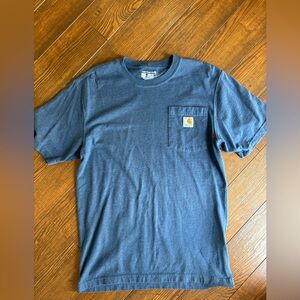 Carhartt Men’s navy Blue Pocket Tee Small